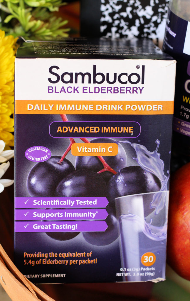 sambucol black elderberry daily immune drink powder