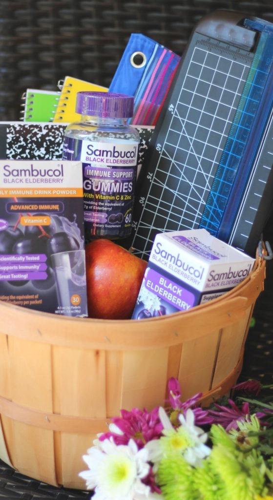 sambucol elderberry teacher gift basket