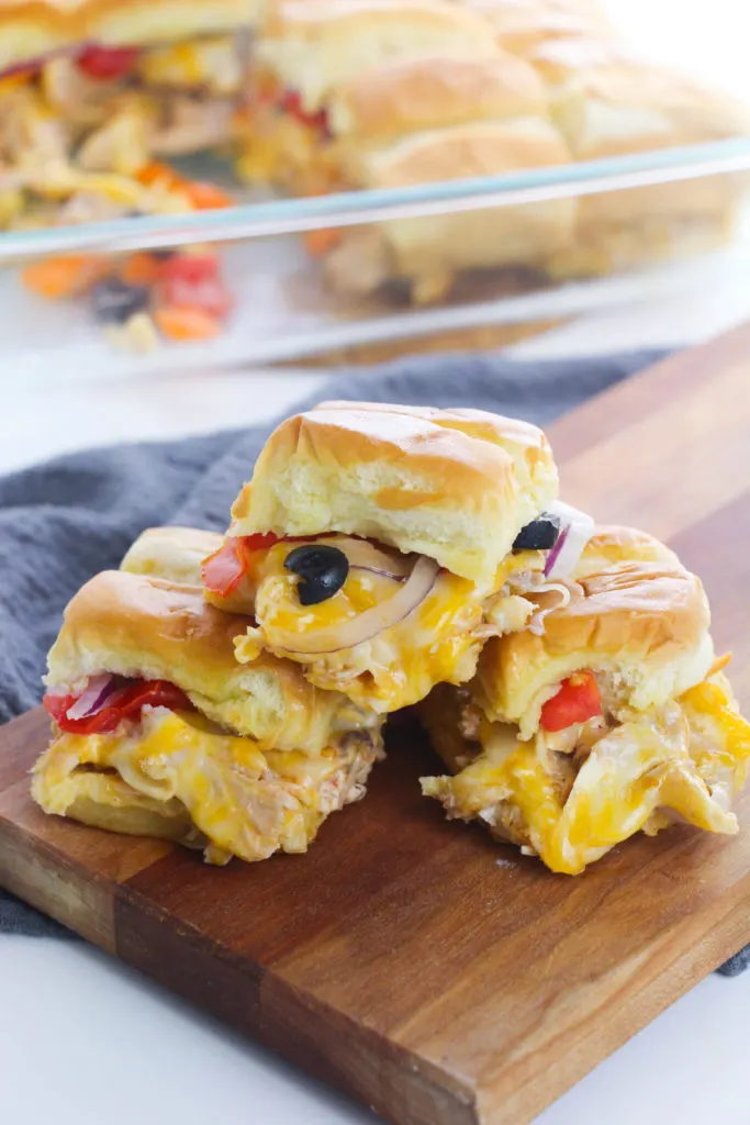 chicken enchilada sliders