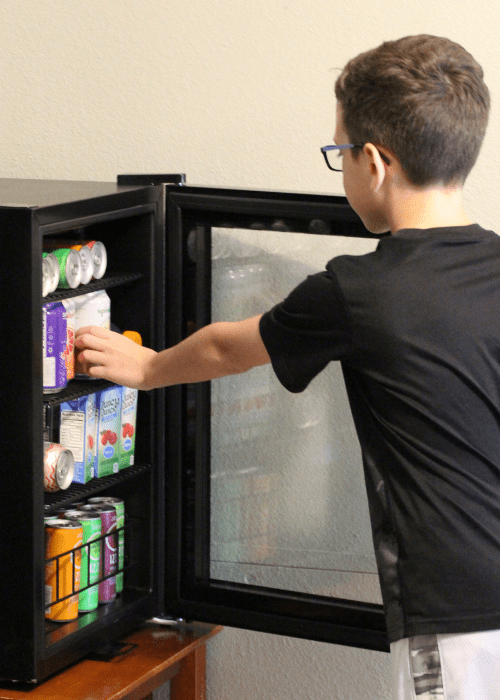beverage fridge