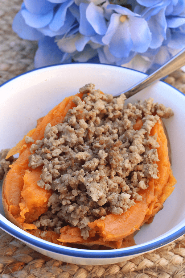 Instant Pot Sweet Potatoes and Whole30 Sausage Sweet Potato Meal!