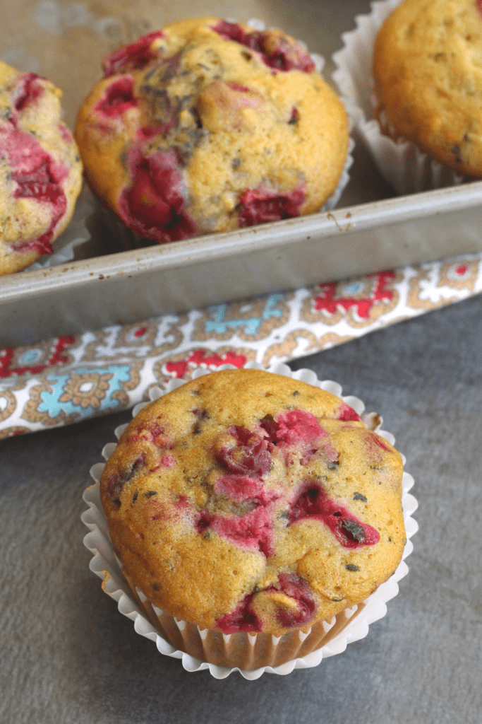 cranberry zucchini muffins