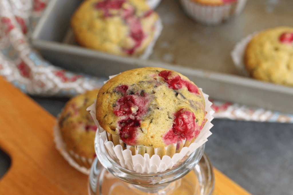 cranberry zucchini muffins