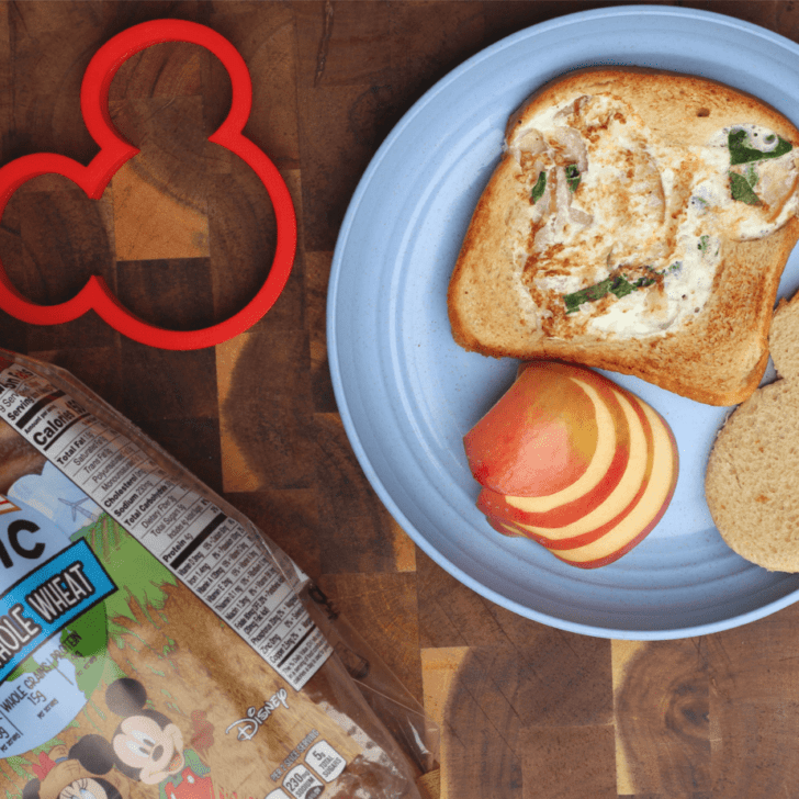 Disney’s Mickey Mouse Egg White Omelette Toast