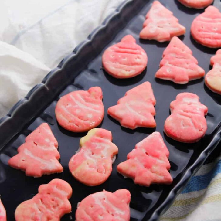 Glazed Sugar Cookies – Fun Swirled Christmas Cookies!