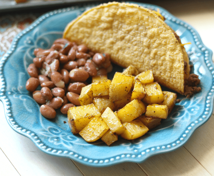 Taco Potatoes – Delicious Side Dish or Taco Base!