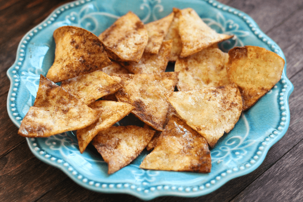 air fryer cinnamon chips