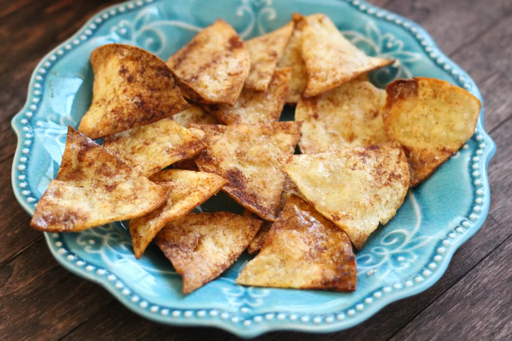 air fryer cinnamon chips