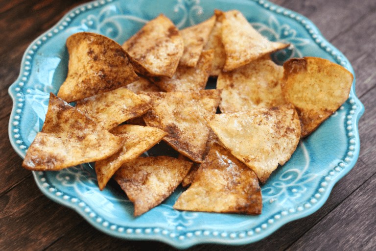 Air Fryer Cinnamon Chips