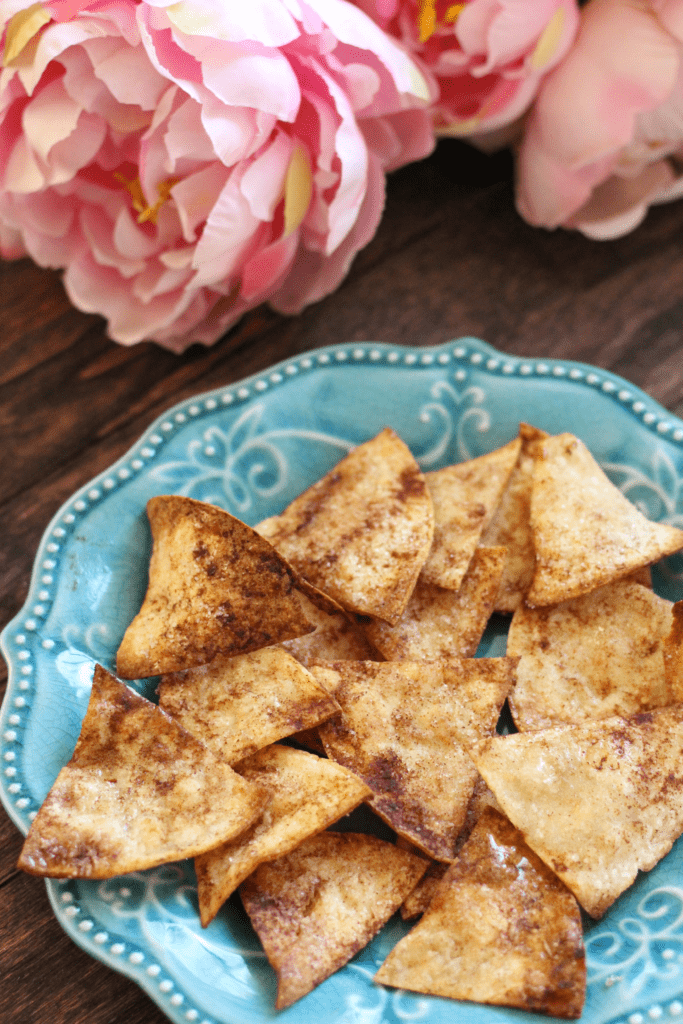 air fryer cinnamon chips