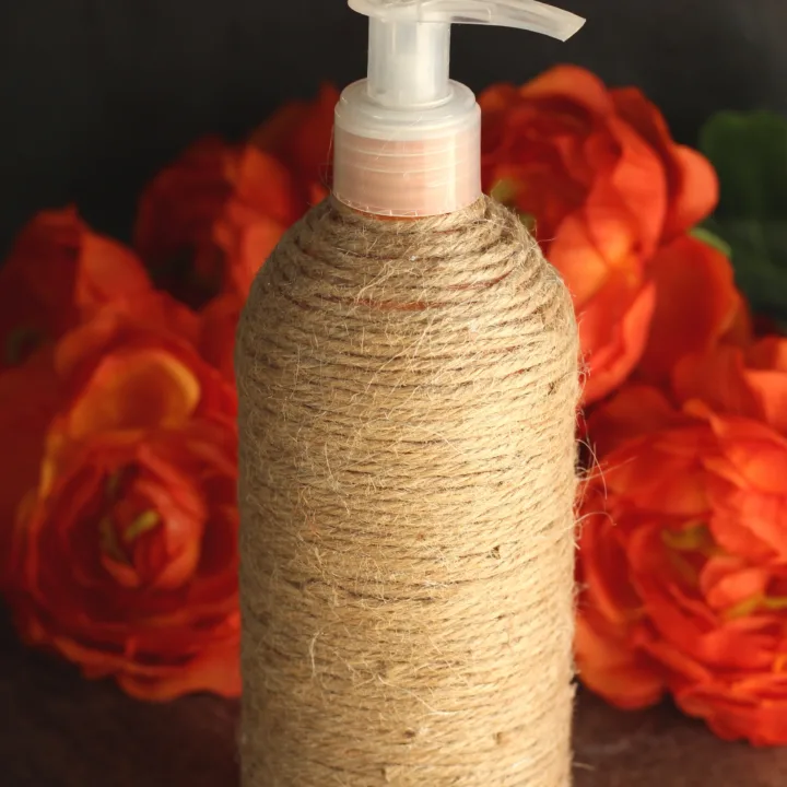 DIY Twine Soap Dispenser