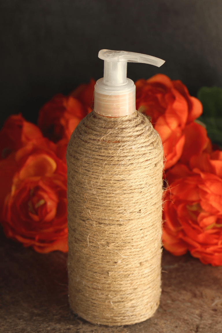 DIY Twine Soap Dispenser