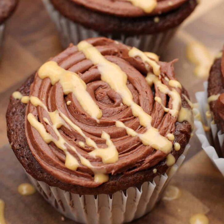 Reese’s Peanut Butter Cup Chocolate Cupcakes