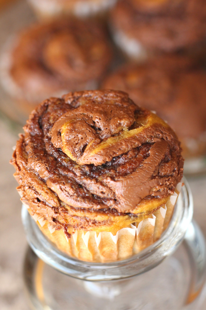 nutella banana muffin