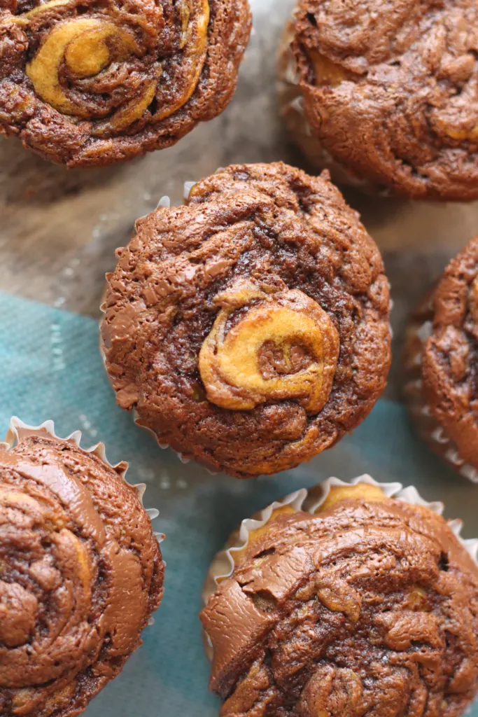 nutella banana muffin