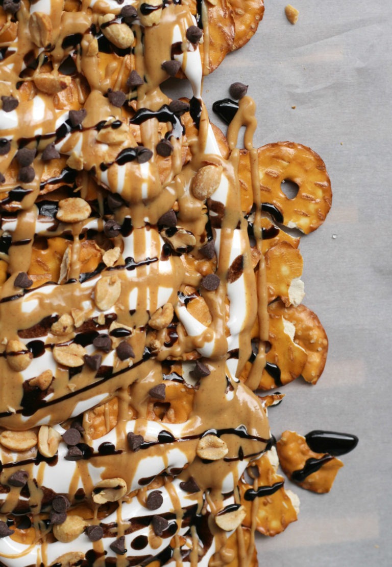 Peanut Butter Dessert Nachos Recipe