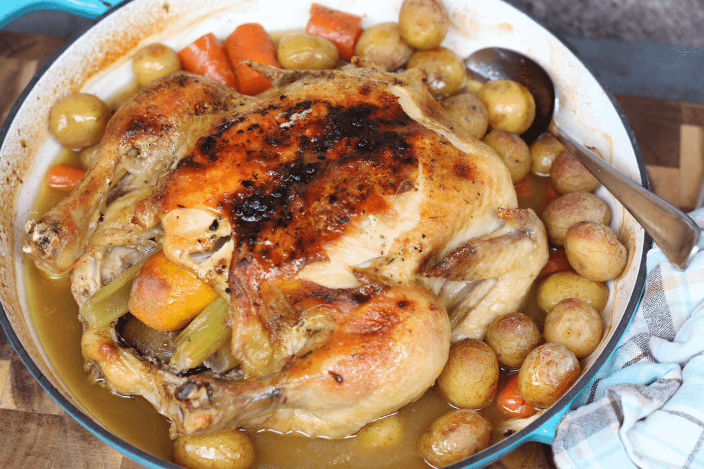 The BEST Roasted Chicken Recipe! (Whole30, Paleo) - Ginger Casa