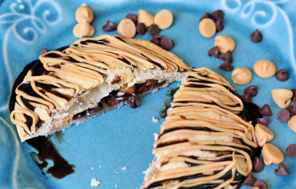 Air Fryer Peanut Butter Chocolate Pastries