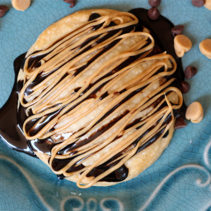 Air Fryer Peanut Butter Chocolate Pastries - Or Bake in the Oven!