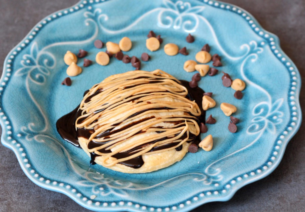 Air Fryer Peanut Butter Chocolate Pastries