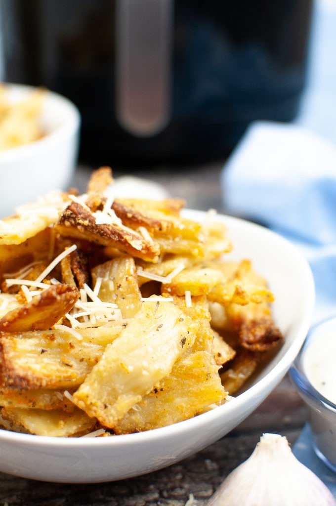 air fryer pasta chips