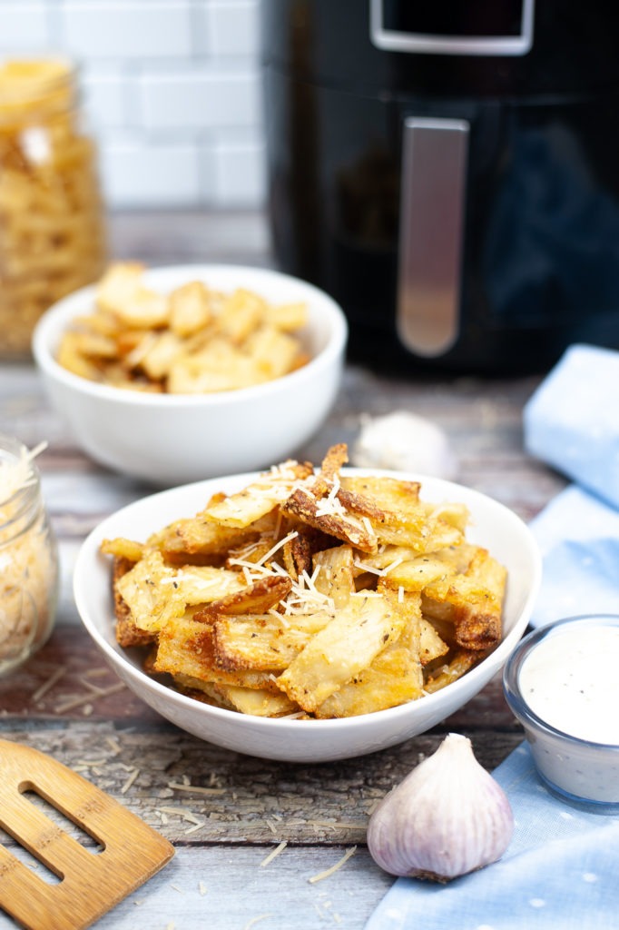 air fryer pasta chips