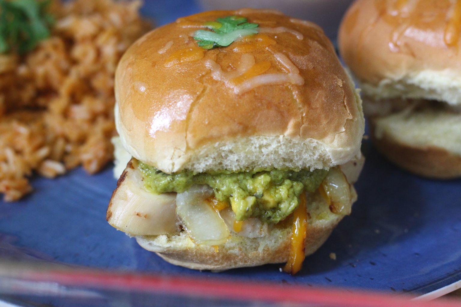 chicken fajita sliders