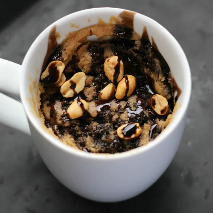 Peanut Butter Chocolate Chip Mug Cake