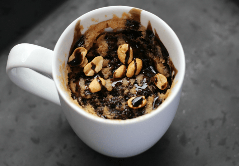 Peanut Butter Chocolate Chip Mug Cake
