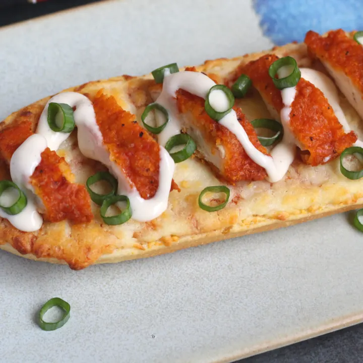 Buffalo Chicken French Bread Pizza