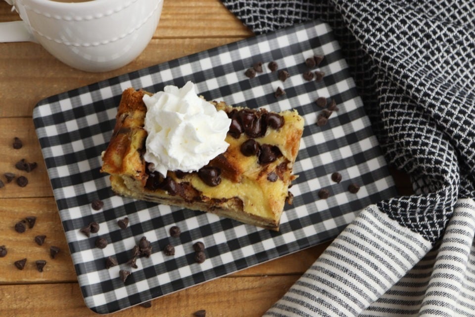 Chocolate Chip French Toast Casserole Recipe Ginger Casa