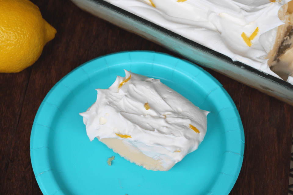 Frosted Lemonade Ice Cream Cake Recipe