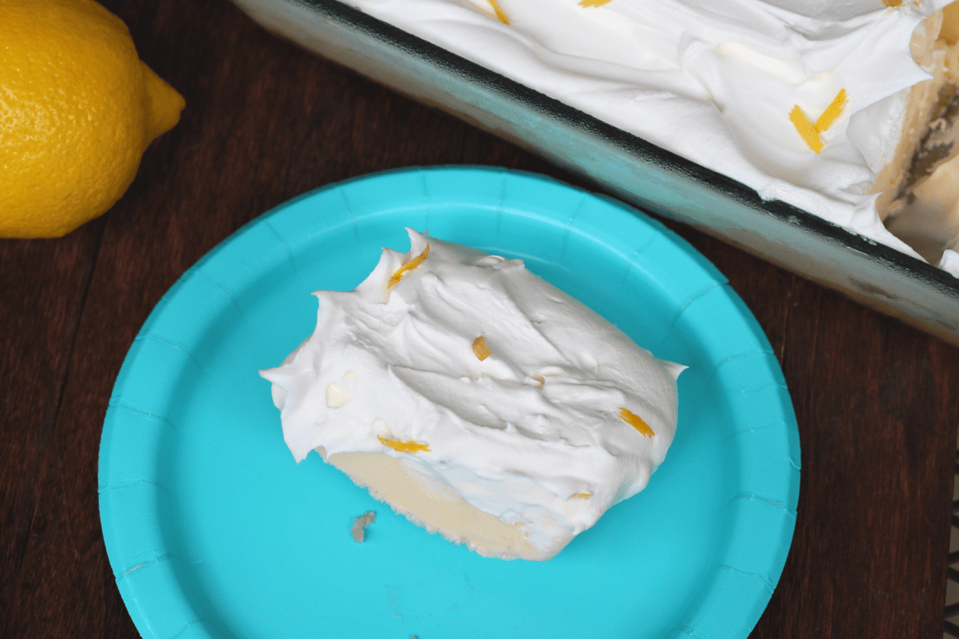 frosted lemonade ice cream cake