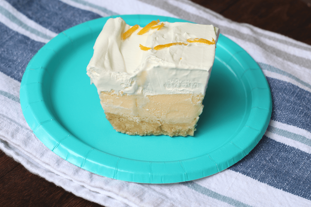 Frosted Lemonade Ice Cream Cake Recipe