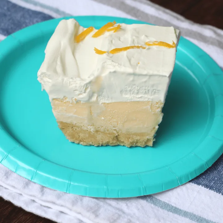 Frosted Lemonade Ice Cream Cake Recipe