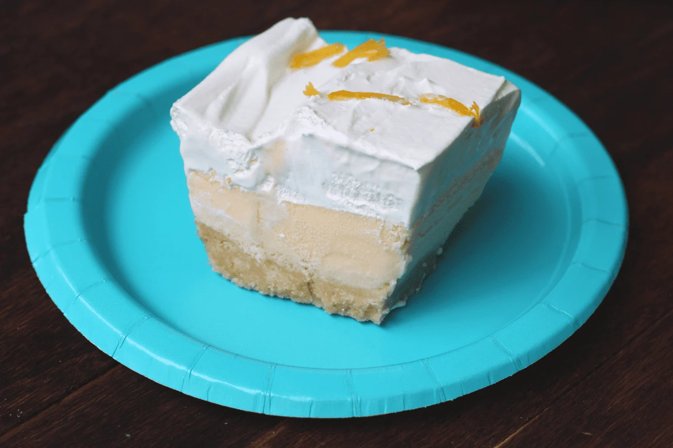 frosted lemonade ice cream cake