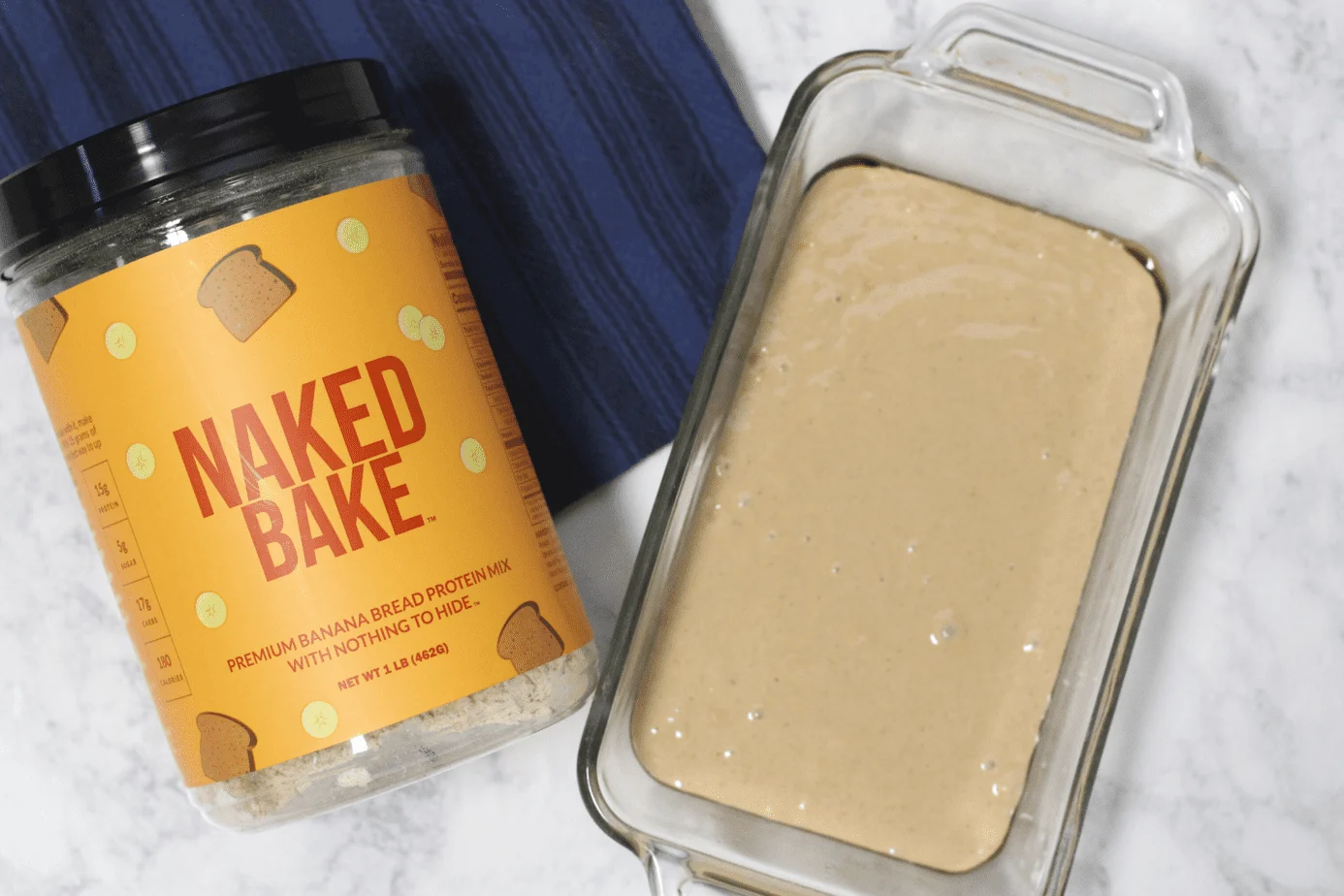 naked bake banana bread protein mi