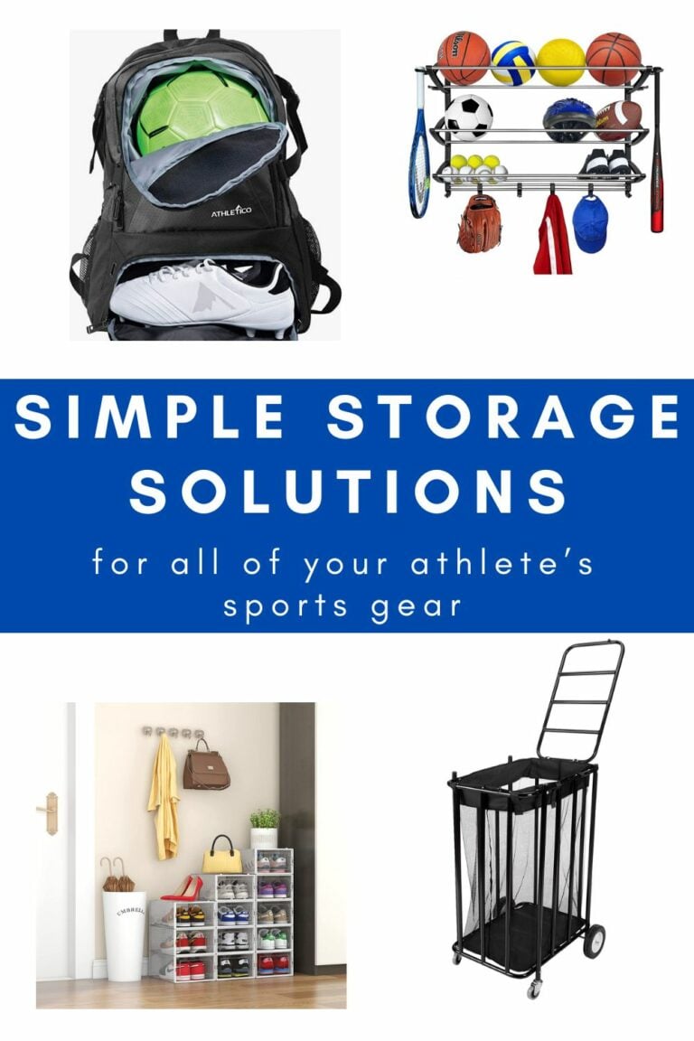 Simple Storage Solutions for All of Your Athlete's Sports Gear