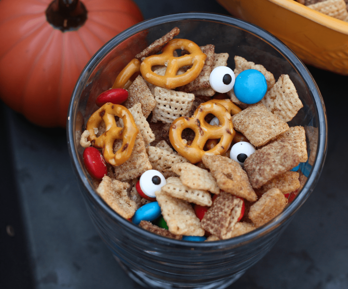 halloween monster chex mix recipe