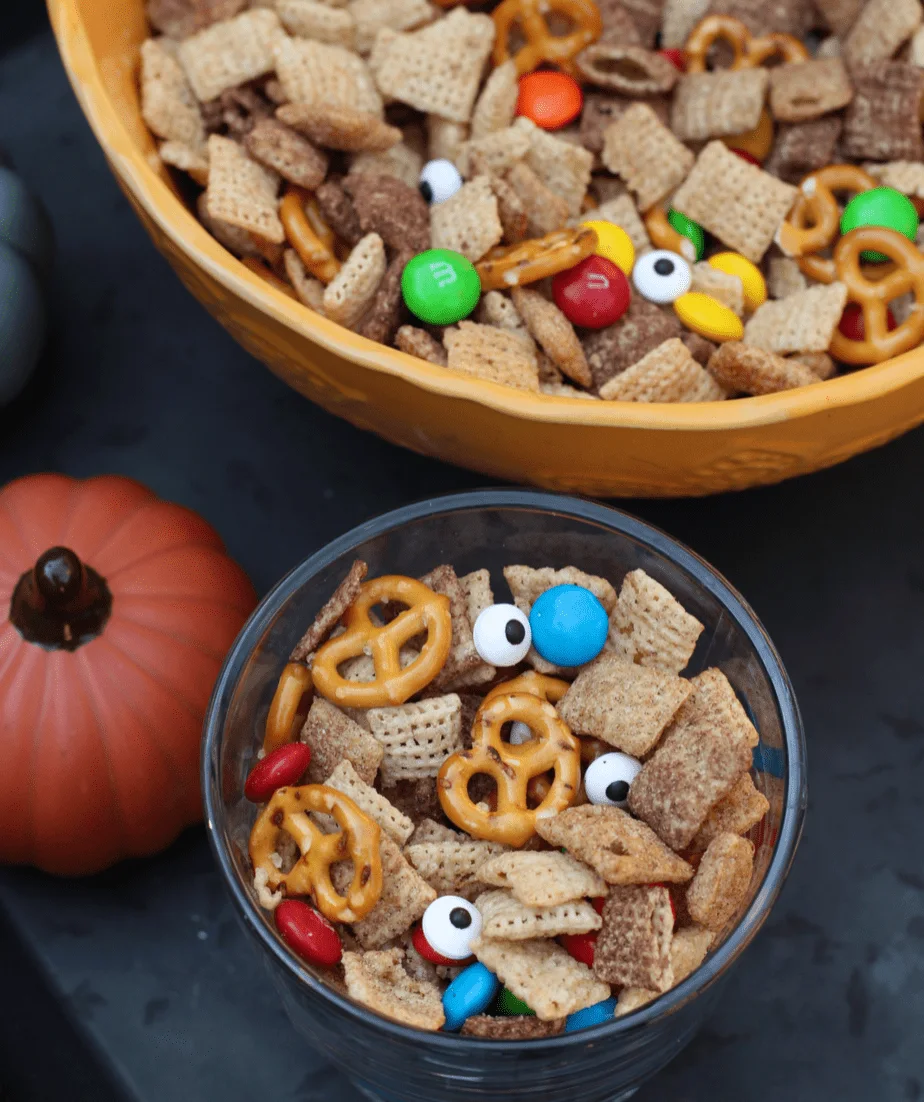 halloween monster chex mix recipe