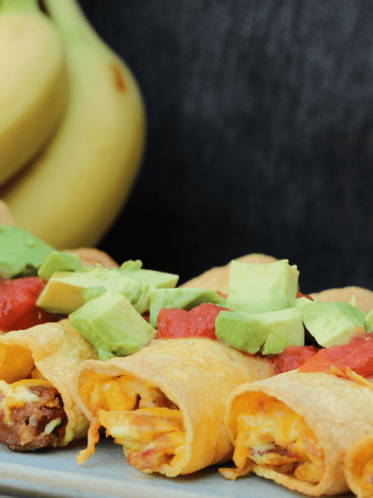 Air Fryer Breakfast Taquitos - Ginger Casa