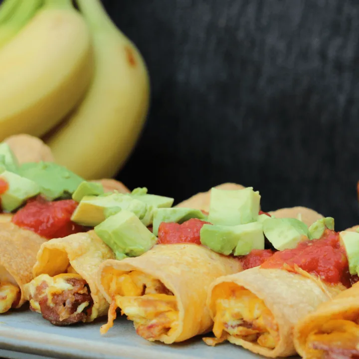 Air Fryer Breakfast Taquitos