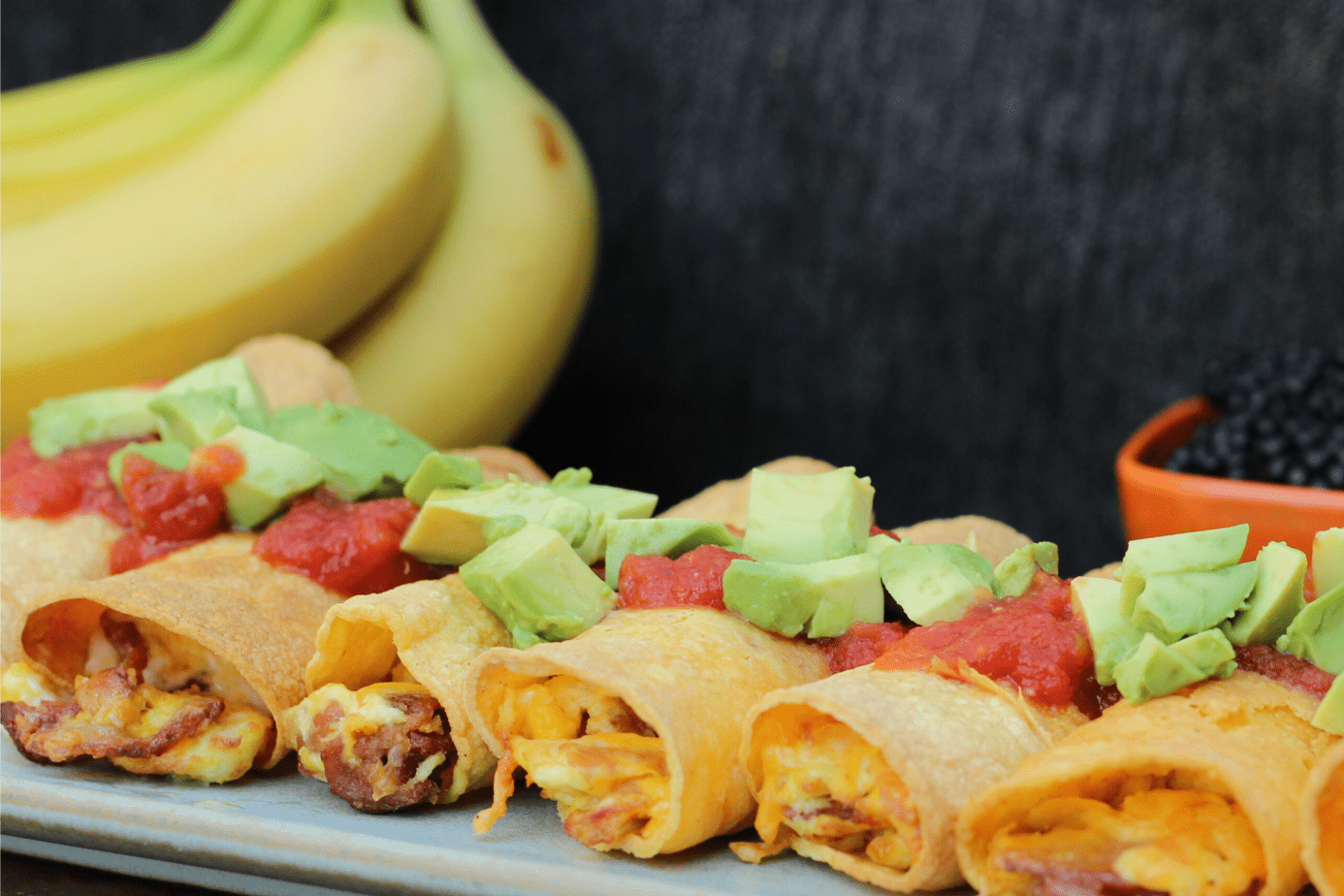 air fryer breakfast taquitos