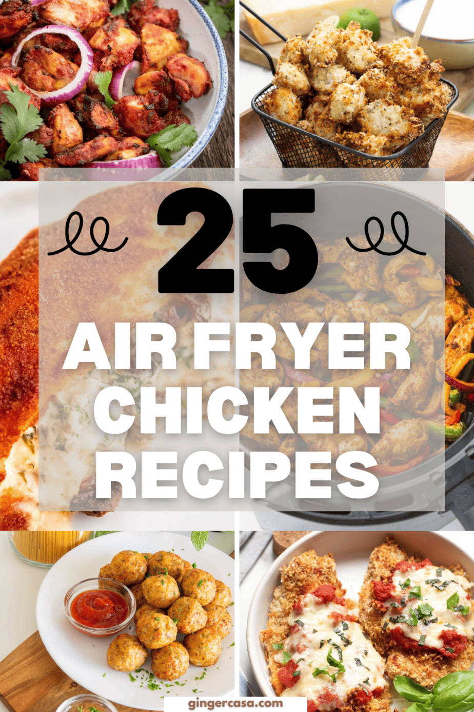25 air fryer chicken recipes