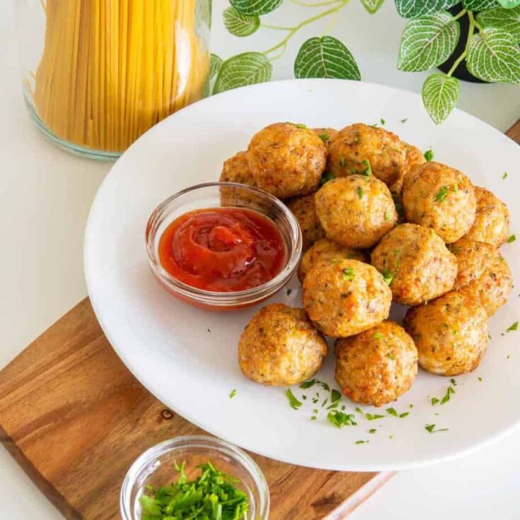 Image for Air Fryer Chicken Meatballs