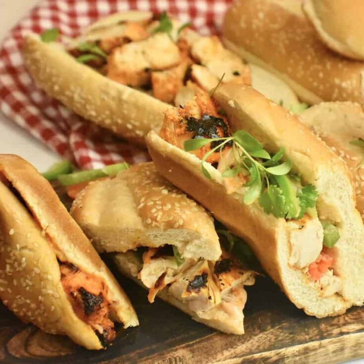 Image for Easy Chicken Tikka Sandwich Recipe