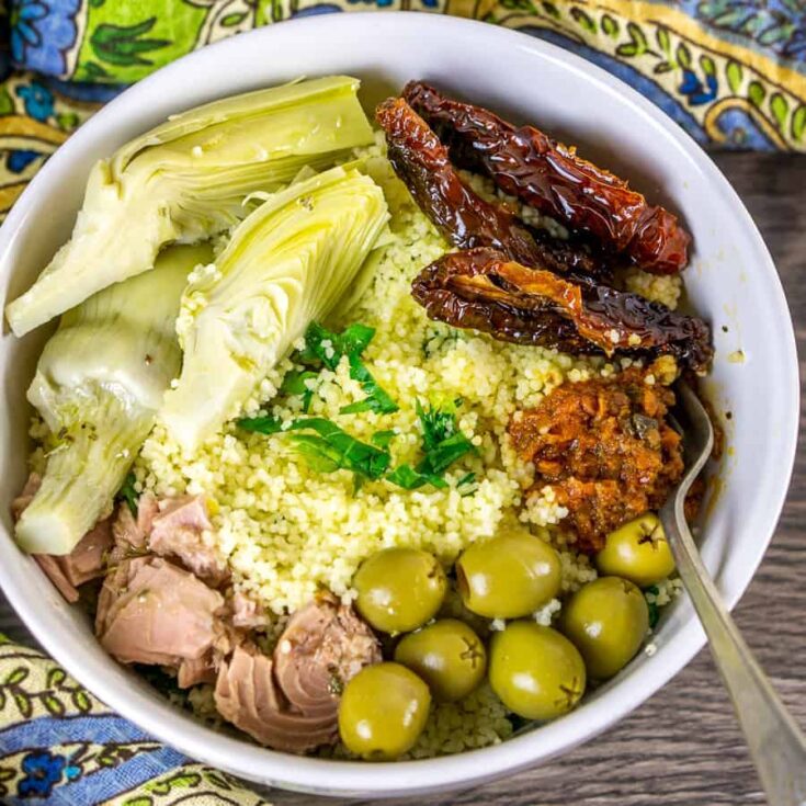 Image for Mediterranean Couscous Tuna Bowls