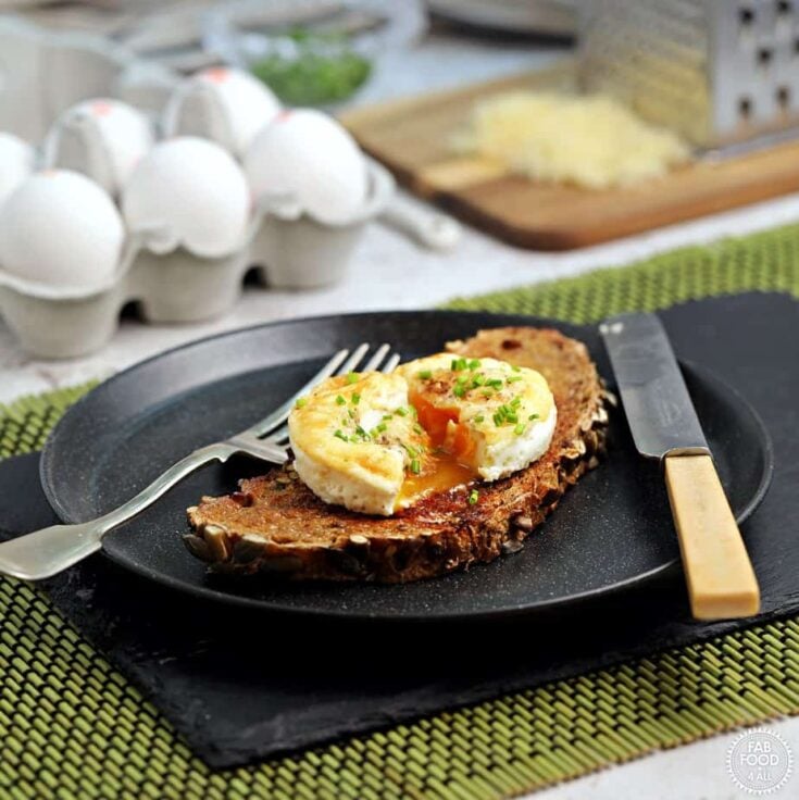 Image for Air Fryer Baked Eggs with Cheese