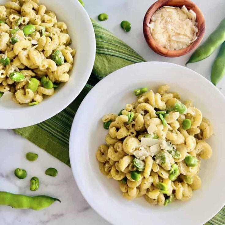 Image for Creamy Pesto Pasta with Fava Beans