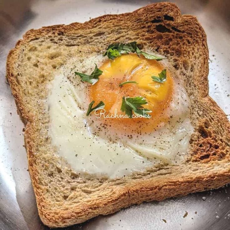 Image for Air fryer Eggs in a Basket